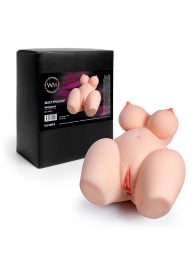 Телесный мастурбатор в форме пышного женского полуторса - Erowoman-Eroman - в Подольске купить с доставкой