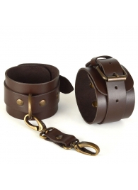 Коричневые наручники IDEAL - Sitabella - купить с доставкой в Подольске