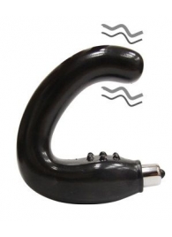 Чёрный массажёр простаты серии Sex Expert - Sex Expert - в Подольске купить с доставкой