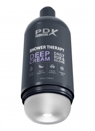 Мастурбатор в бутылке Shower Therapy Deep Cream - Pipedream - в Подольске купить с доставкой