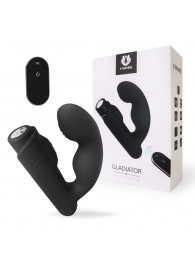 Черный вибромассажер Gladiator - 10,7 см. - S-HANDE - в Подольске купить с доставкой