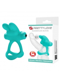 Бирюзовое эрекционное виброкольцо Passionate Dante - Baile - в Подольске купить с доставкой