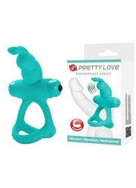 Бирюзовое эрекционное виброкольцо Passionate Figgy - Baile - в Подольске купить с доставкой
