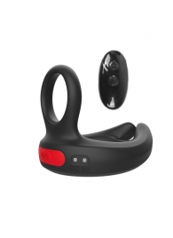 Черное эрекционное виброкольцо Cock Ring с пультом ДУ - I-MOON - в Подольске купить с доставкой