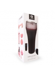 Черный мастурбатор-вагина с вибропулей и пультом ДУ - S-HANDE - в Подольске купить с доставкой