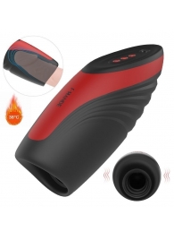 Черно-красный вибромастурбатор King Arthur - S-HANDE - в Подольске купить с доставкой