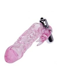 Насадка на фаллос с вибрирующим стимулятором - 17 см. - Baile - в Подольске купить с доставкой