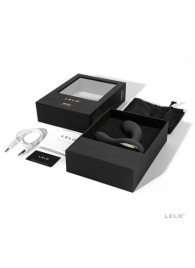 Чёрный перезаряжаемый стимулятор простаты Bruno Black - Lelo - в Подольске купить с доставкой