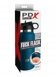 Мастурбатор-вагина в синей колбе F*ck Flask - Pipedream - в Подольске купить с доставкой