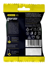 Ультратонкие презервативы Ganzo Ultra thin в мягкой упаковке - 3 шт. - Ganzo - купить с доставкой в Подольске