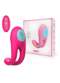 Розовое виброкольцо с пультом ДУ - I-MOON - в Подольске купить с доставкой