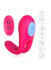 Розовое виброкольцо с пультом ДУ - I-MOON - в Подольске купить с доставкой
