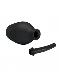 Черный анальный душ с гибким наконечником - Baile - купить с доставкой в Подольске