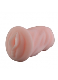 Телесный мастурбатор-вагина с углублениями под пальцы - Sitabella - в Подольске купить с доставкой