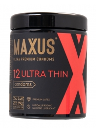 Ультратонкие презервативы MAXUS Ultra Thin - 12 шт. - Maxus - купить с доставкой в Подольске