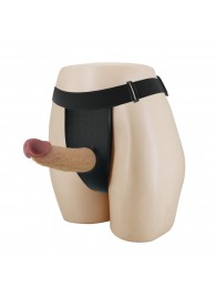 Полый страпон на регулируемых трусиках Houston - 17,5 см. - Baile - купить с доставкой в Подольске