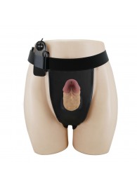 Полый вибрострапон на регулируемых трусиках Draven - 17,5 см. - Baile - купить с доставкой в Подольске