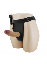 Полый вибрострапон на регулируемых трусиках Draven - 17,5 см. - Baile - купить с доставкой в Подольске