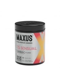 Анатомические презервативы MAXUS Sensual - 15 шт. - Maxus - купить с доставкой в Подольске