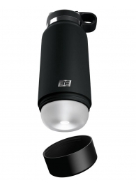 Черный мастурбатор в виде бутылки Fap Flask - Pipedream - в Подольске купить с доставкой