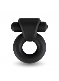 Черное эрекционное виброкольцо Rooster Travis - Velv or - в Подольске купить с доставкой