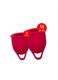 Набор из 2 красных менструальных чаш Iona - Woma - купить с доставкой в Подольске