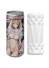 Белый компактный мастурбатор в упаковке-банке - Baile - в Подольске купить с доставкой