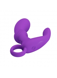 Фиолетовый вибромассажёр для массажа простаты Cayla - 11,2 см. - Baile - в Подольске купить с доставкой