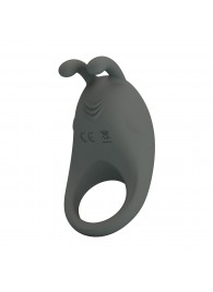 Серое эрекционное кольцо с вибрацией Master Ring - Baile - в Подольске купить с доставкой