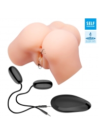 Телесный мастурбатор-полуторс с вибрацией Samantha - Baile - в Подольске купить с доставкой