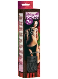 Чёрная веревка для связывания - 700 см. - Orion - купить с доставкой в Подольске