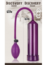 Фиолетовая вакуумная помпа Discovery Racer Purple - Lola Games - в Подольске купить с доставкой