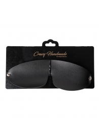 Однослойная закрытая маска из натуральной кожи - Crazy Handmade - купить с доставкой в Подольске