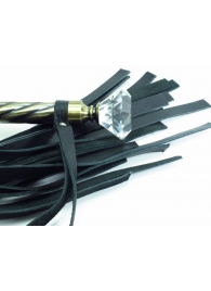 Плеть с широкими хлыстами и металлической ручкой - БДСМ Арсенал - купить с доставкой в Подольске