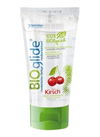 Гель-лубрикант на водной основе с ароматом вишни BIOglide Kirsch - 80 мл. - Joy Division - купить с доставкой в Подольске