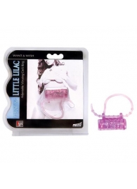 Эрекционное кольцо с вибратором LITTLE LILAC - Dream Toys - в Подольске купить с доставкой
