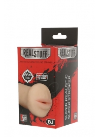 Нежный мастурбатор-ротик REALSTUFF 5INCH MASTURBATOR BJ - Dream Toys - в Подольске купить с доставкой