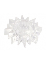 Прозрачное гелевое эрекционное кольцо-солнце - Toyfa Basic - в Подольске купить с доставкой