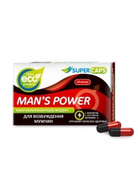 Возбуждающее средство Man’s power - 10 капсул (+1 в подарок) - SuperCaps - купить с доставкой в Подольске