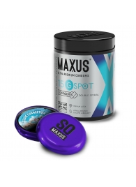Гладкие презервативы Maxus G spot с двойной спиралью - 15 шт. - Maxus - купить с доставкой в Подольске