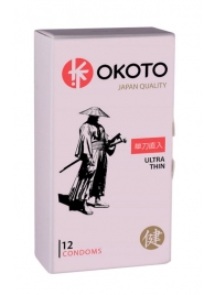 Тонкие презервативы OKOTO Ultra Thin - 12 шт. - Sitabella - купить с доставкой в Подольске