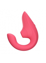 Розовый вибромассажер для двойной стимуляции Womanizer Blend - Womanizer