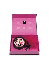 Массажная пудра с ароматом малины Raspberry Feeling - Shunga - купить с доставкой в Подольске