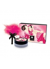 Массажная пудра с ароматом малины Raspberry Feeling - Shunga - купить с доставкой в Подольске