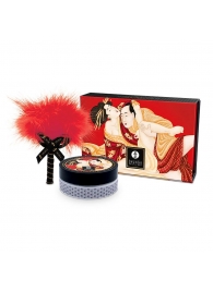 Массажная пудра с ароматом клубники и шампанского Strawberry Wine - Shunga - купить с доставкой в Подольске