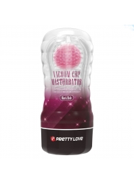 Прозрачный текстурированный мастурбатор Vacuum Cup Masturbator Black Hole - Baile - в Подольске купить с доставкой