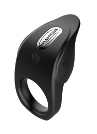 Черное эрекционное виброкольцо Vibro Lust Ring - MALESATION - в Подольске купить с доставкой