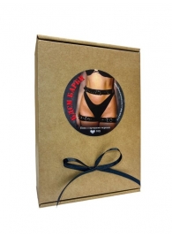 Черный пояс с гартерами «БДСМ Барби» - БДСМ Арсенал - купить с доставкой в Подольске