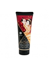 Массажный крем для тела с ароматом клубники и шампанского Sparkling Strawberry Wine - 200 мл. - Shunga - купить с доставкой в Подольске