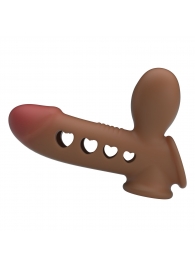 Насадка на пенис с эффектом расширения Tyronn - 16,1 см. - Baile - в Подольске купить с доставкой